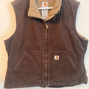 Carhartt Dark Brown Work Vest